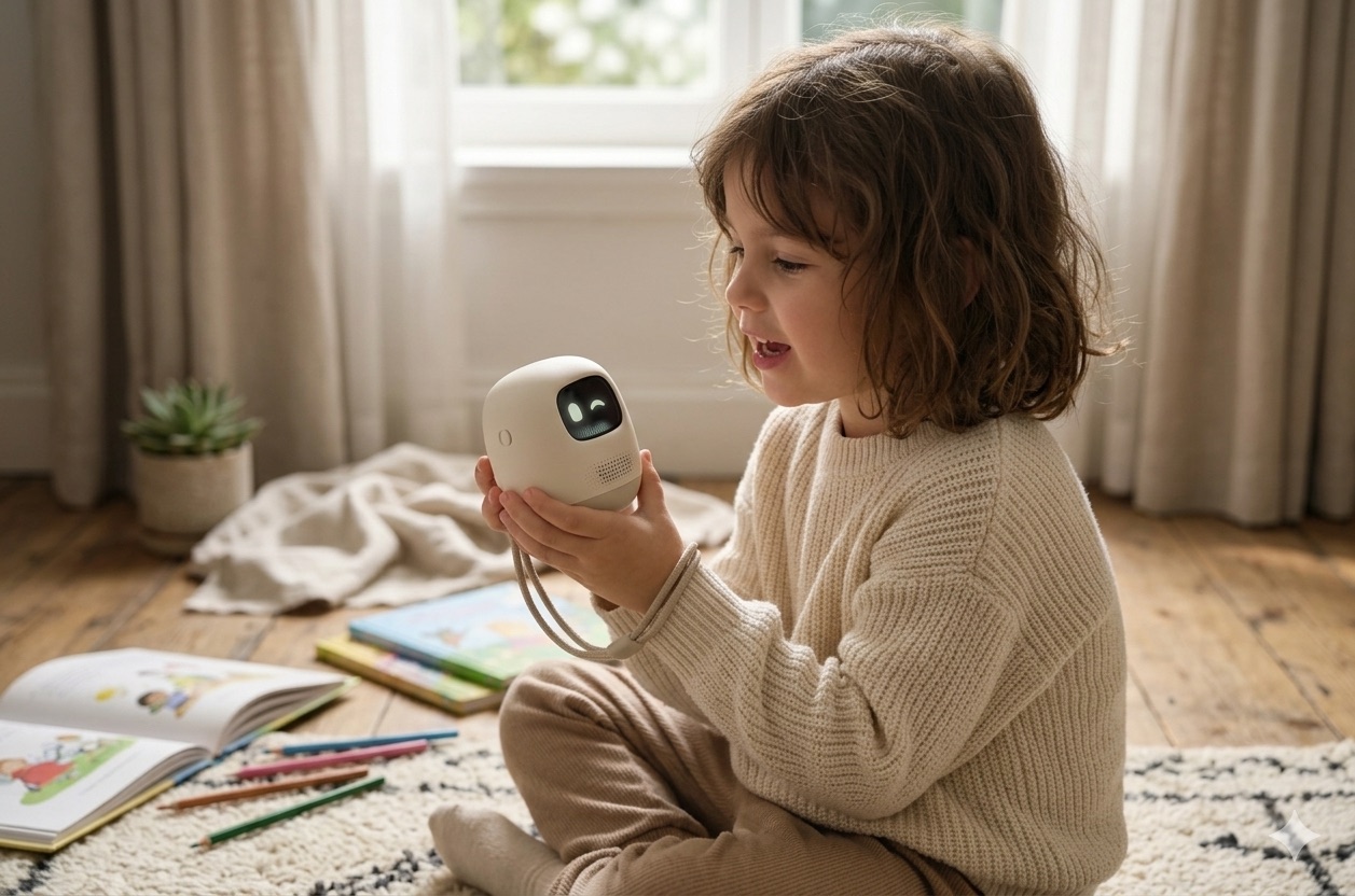 A child talking to VAL